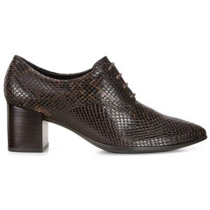 NEW Ecco Shape 45 Block Leather Heel Tie  - EUR 41